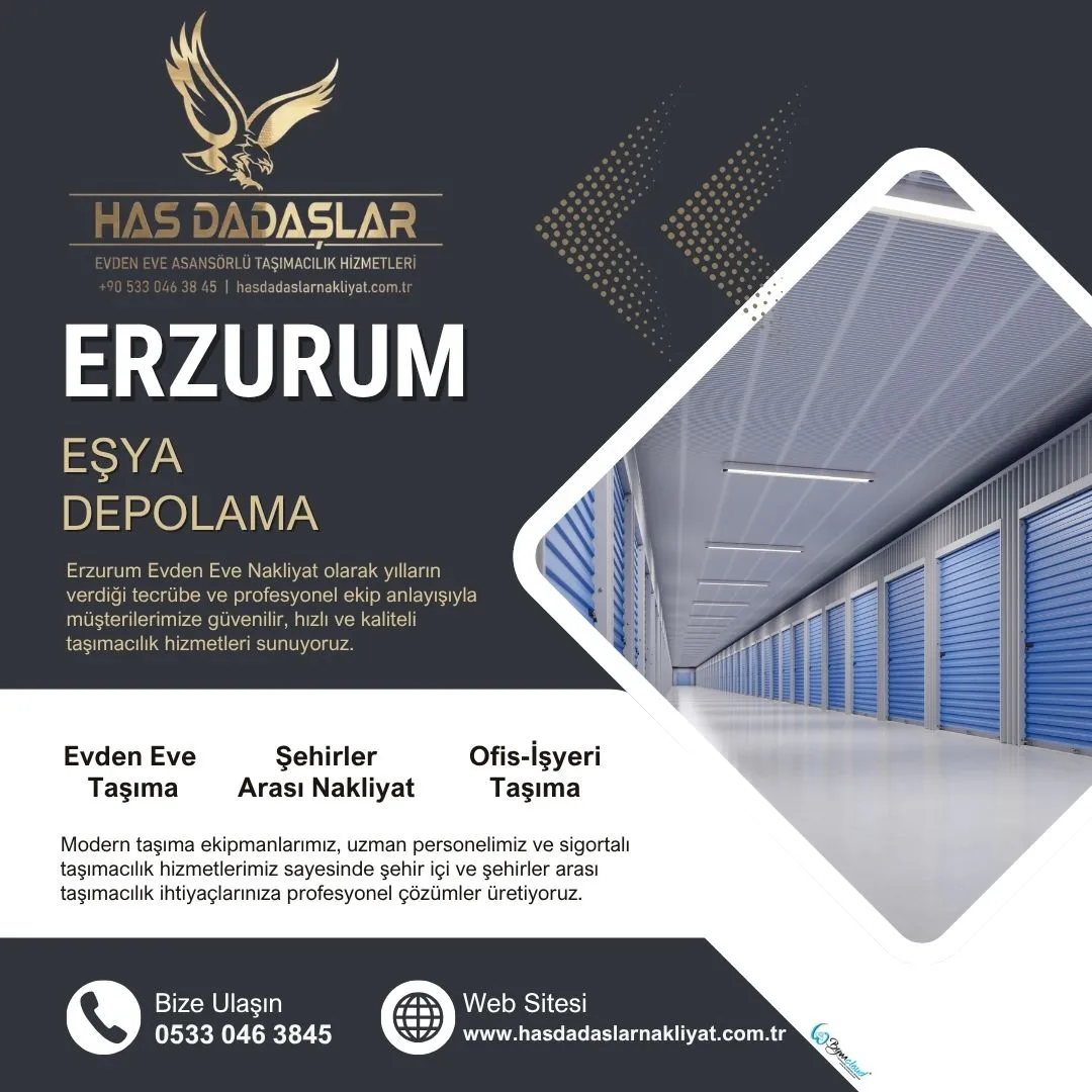 Erzurum Eşya Depolama Hizmeti