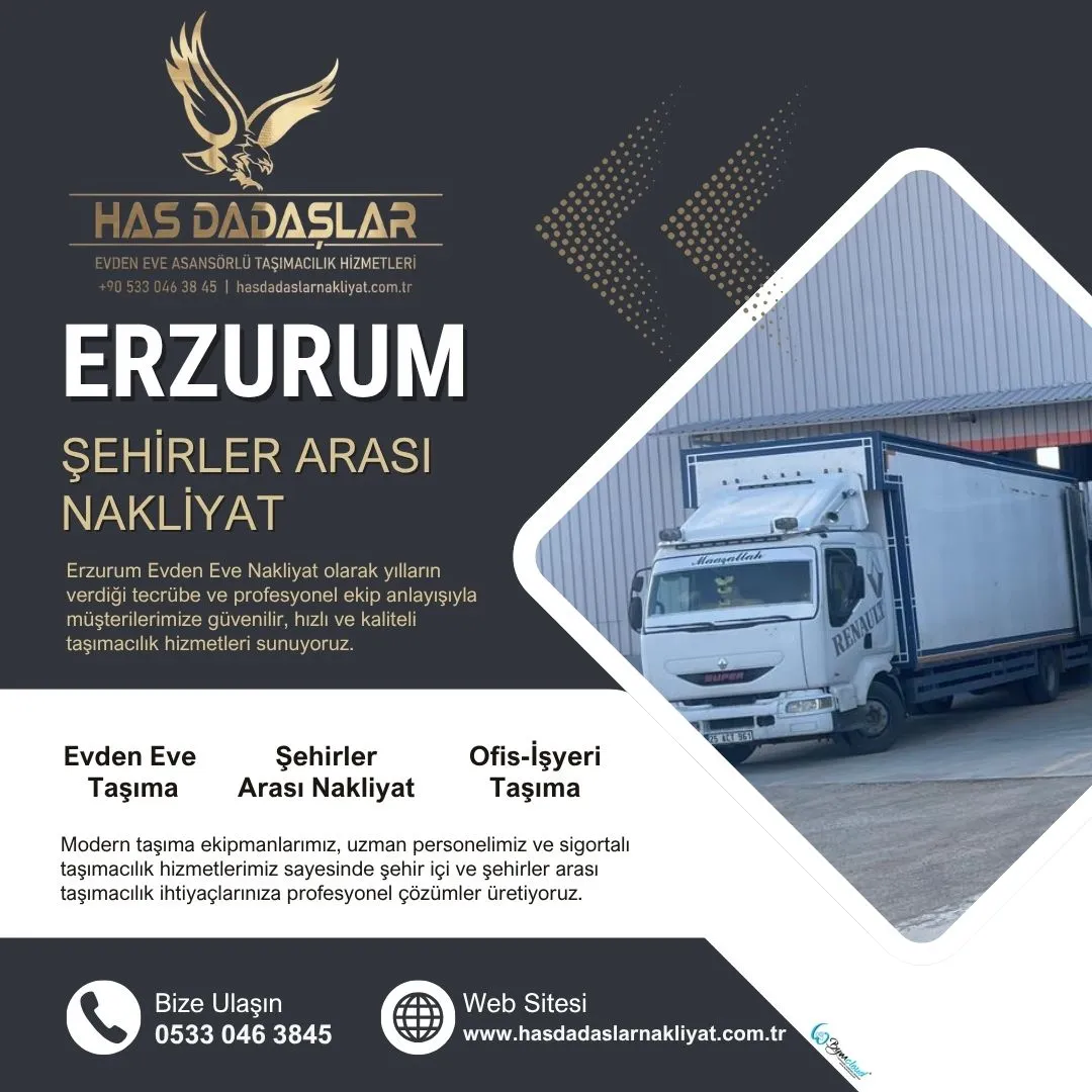 Erzurum Şehirler Arası Nakliyat